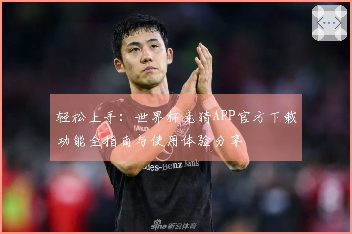 轻松上手:世界杯竞猜APP官方下载功能全指南与使用体验分享